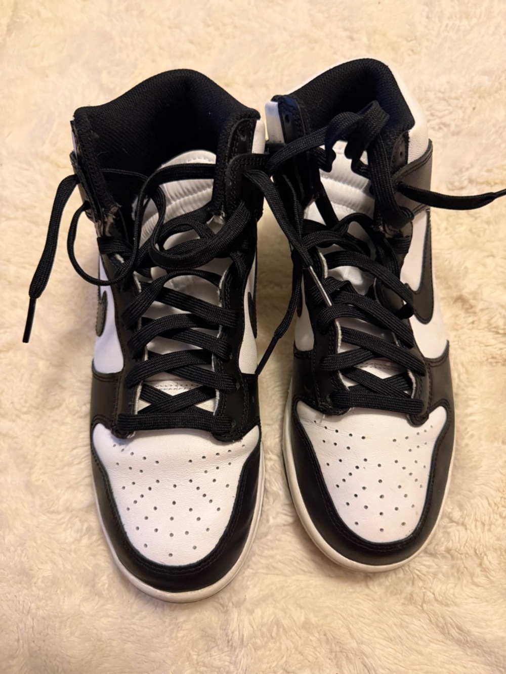 Nike Dunk Hi Retro Box Label - White/Black/Orange